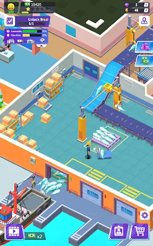Idle Seafood Tycoon Screenshot 1