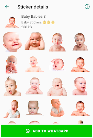 Baby Stickers for WhatsApp Screenshot 1