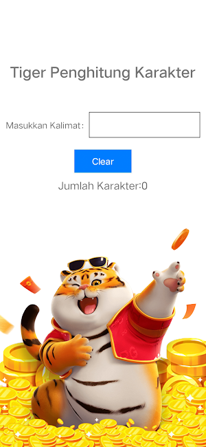 Tiger Penghitung Karakters Screenshot 2