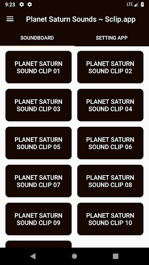 Planet Saturn Sound Collections ~ Sclip.app Screenshot 0