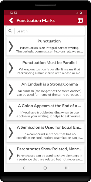 Punctuation Marks Screenshot 0