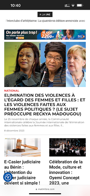 Matin Libre Screenshot 0