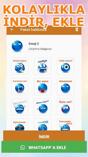 Turkish Stickers Store for WhatsApp -WAStickerApps Screenshot 1