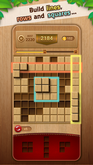 WoodPuz - Wood Block Puzzle Screenshot 2