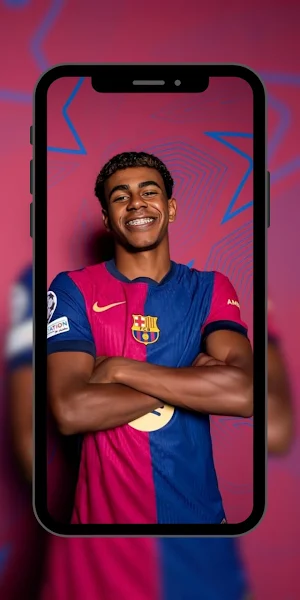 Soccer: Lamine Yamal Wallpaper Screenshot 1