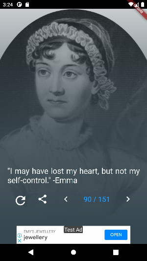 Jane Austen Book Quotes Screenshot 1