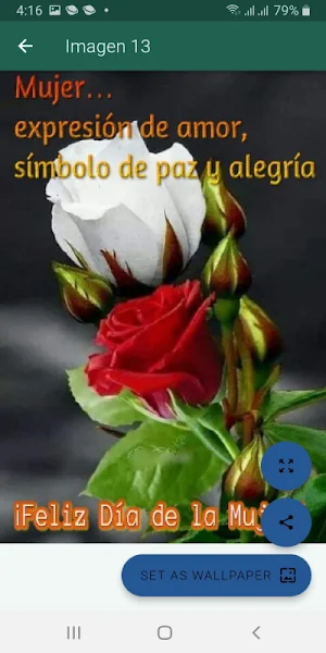 Feliz día MUJER Screenshot 0