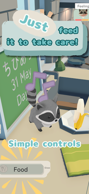 Chibi Raccoon -Cute Pet Game- Screenshot 1