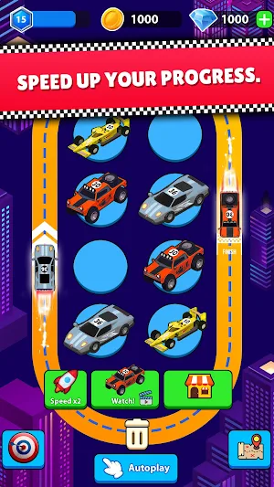 Merge Car - Idle Merge Cars Screenshot 1