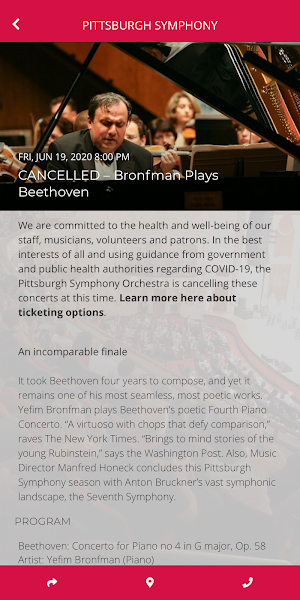 Pittsburgh Symphony Orchestra Screenshot 2