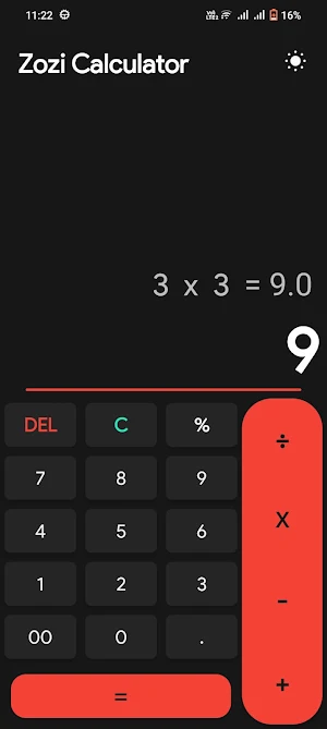 Zozi Calculator Screenshot 1