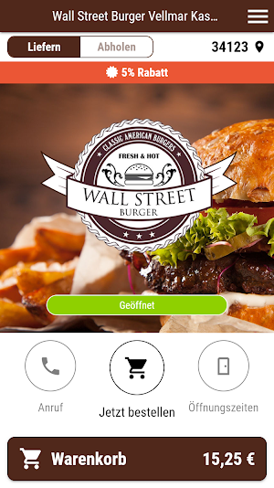 Wall Street Burger Screenshot 0