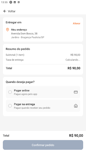 1 Click Delivery Screenshot 3