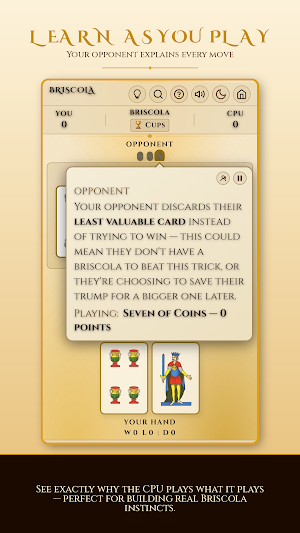 Briscola: Learn & Play Screenshot 2