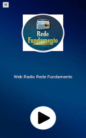Web Rádio Rede Fundamento Screenshot 1