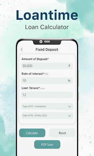 Loantime - EMI Loan Calculator Screenshot 2