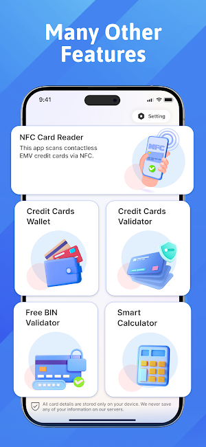 Credit Card: Wallet and NFC Screenshot 1