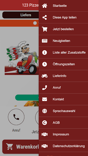 123 Pizzeria Babenhausen Screenshot 2