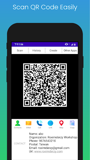 QR Code Scanner and Generator Screenshot 0