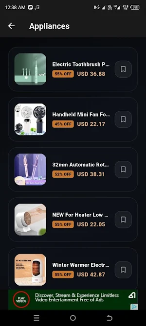 home appliances store Screenshot 0