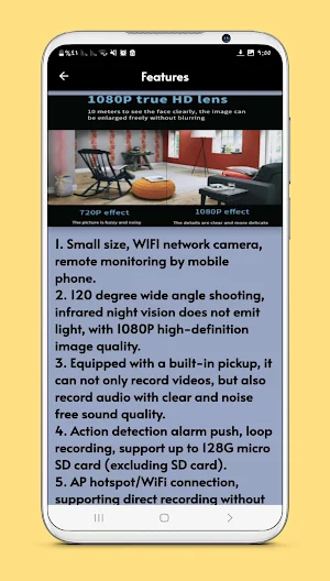 X5 mini camera guide Screenshot 0