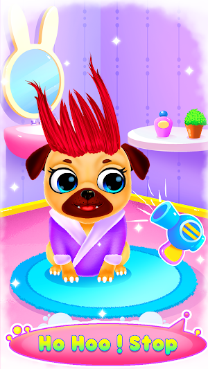 Puppy Pug at Animal Hair Salon Screenshot 2