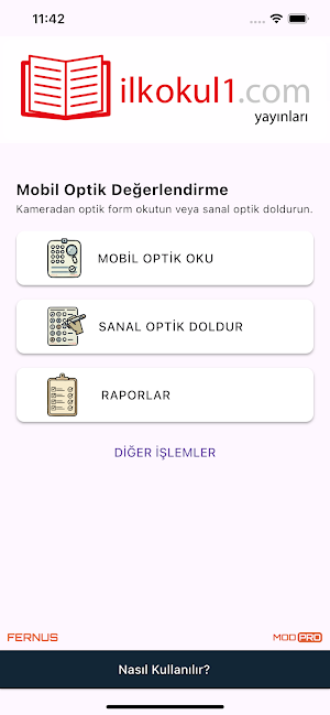 İlkokul1 Optik Okuma Screenshot 1