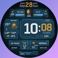 Sci-Fi HUD Watchface — NDW078