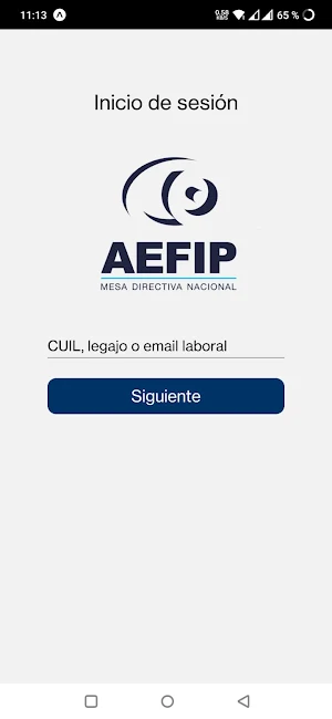AEFIP Credencial Digital Screenshot 3