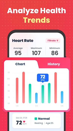 Heart Rate: Heart Rate Monitor Screenshot 2