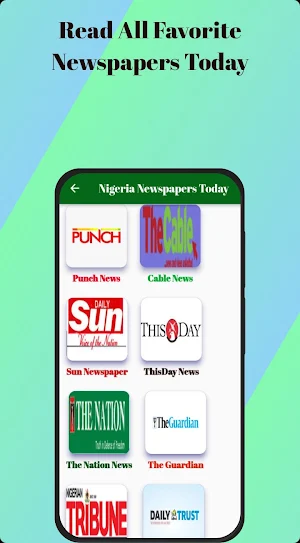 Nigeria Newspapers Today Screenshot 2