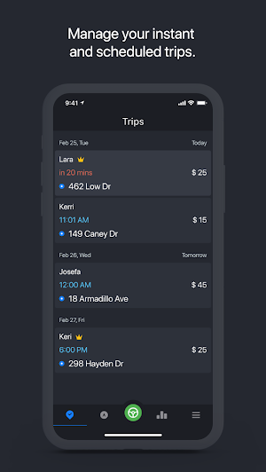 Coast.Cab driver app Screenshot 2