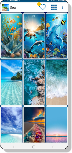 Sea HD Wallpaper Screenshot 2