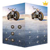 AppLock Theme Motorcycle – Paid Theme