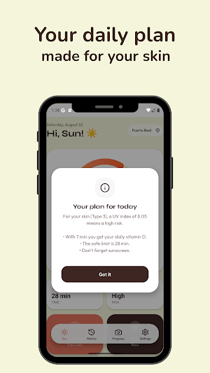 Glow: Smart Tanning & UV Screenshot 1