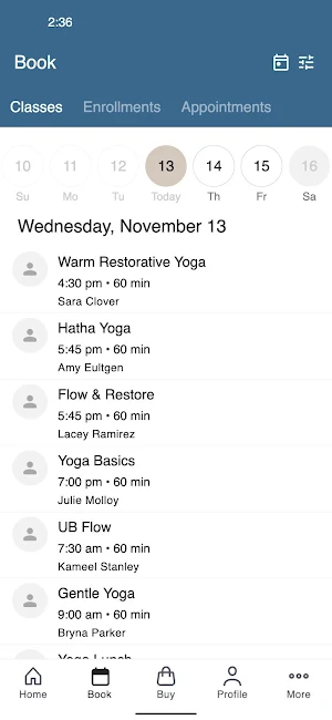 Urban Breath Yoga Screenshot 1