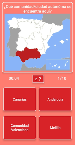 Mapa de España - Quiz Screenshot 0