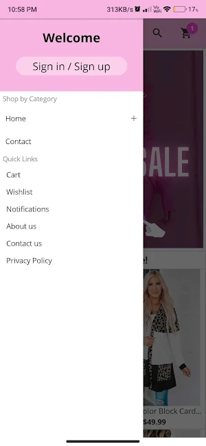 Chez Chicque Boutique Screenshot 1