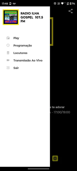 Rádio Ilha Gospel 107.5 FM Screenshot 1