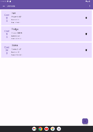 ElectriCost Screenshot 3