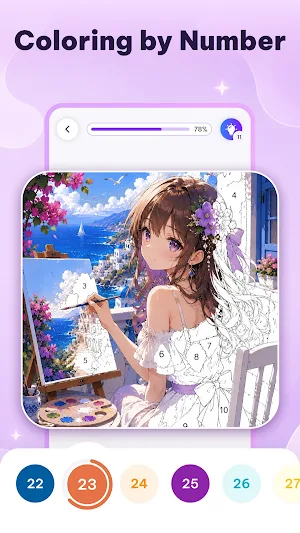 ColorDream - Paint by Numbers Screenshot 2