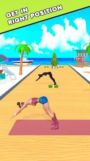 Yoga 3D Workout - Flex Run Screenshot 1