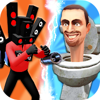Toilet Monster: Merge Battle