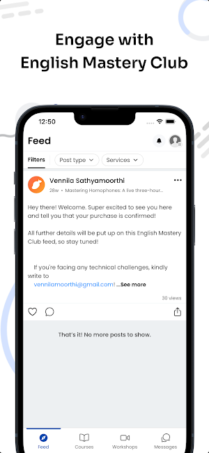 English Mastery Club Screenshot 1