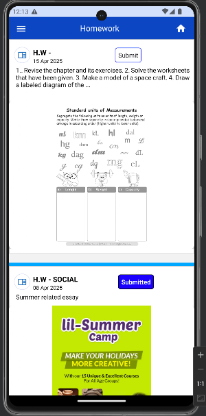 Velammal Nexus Parent App Screenshot 2