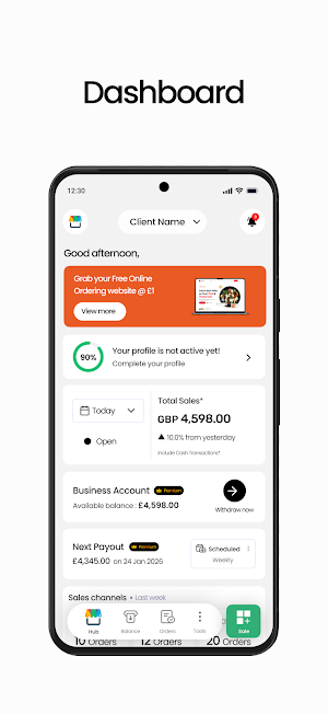 Fusion My Business Screenshot 1