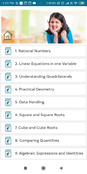 NCERT Solutions Class 8 Maths in English Offline Screenshot 1