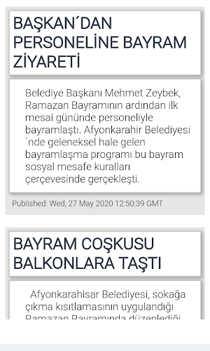 Afyonkarahisar Haber Bilgi Screenshot 1