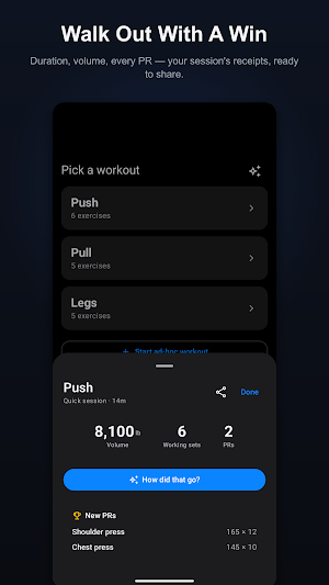 Cadence Lift: Workout Tracker Screenshot 1