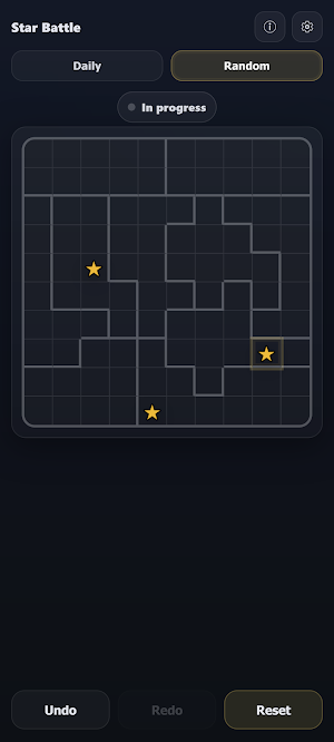 Star Battle - Logic Puzzle Screenshot 1